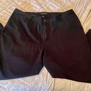 Ralph Lauren 22W Black Denim Jeans, flared leg